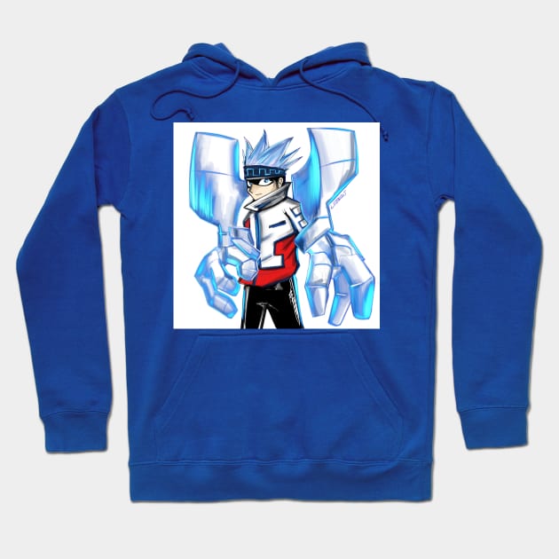 horo horo in shaman king artic attack anime ecopop Hoodie by jorge_lebeau